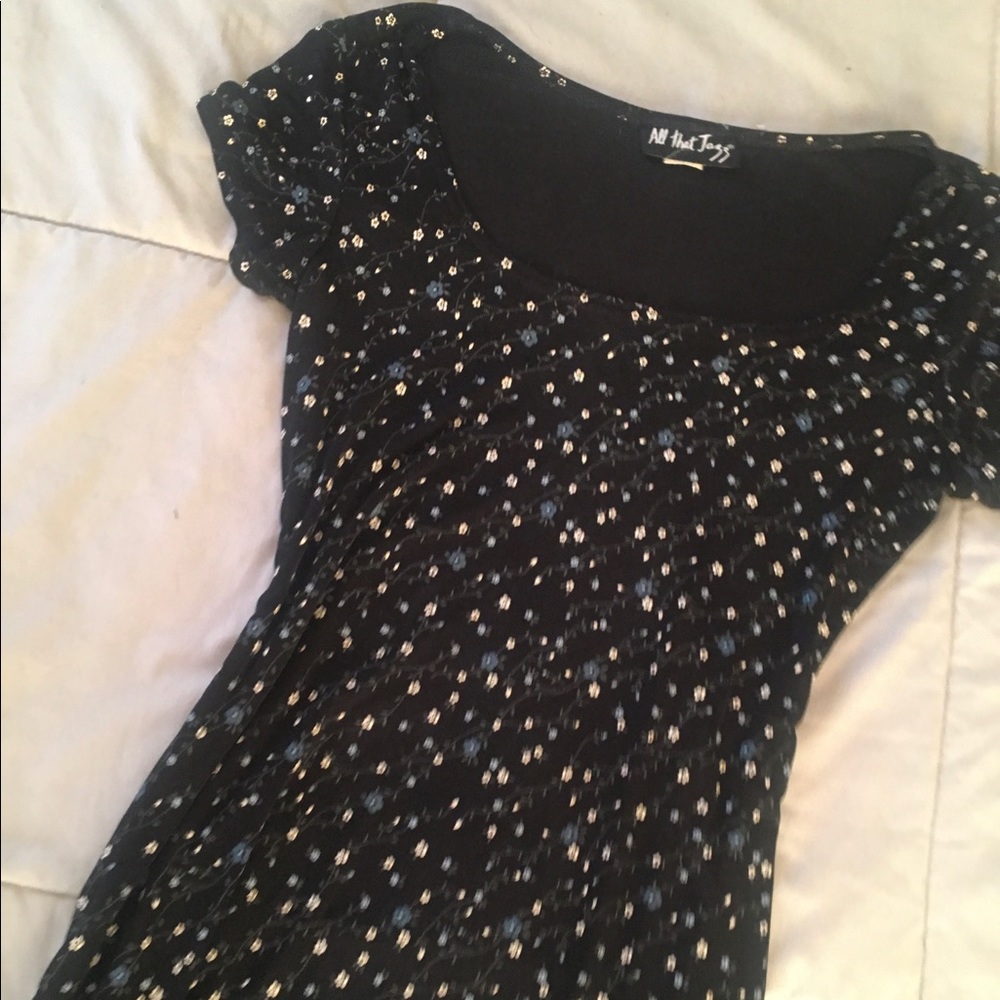 Vintage Floral rocker dress circa 1989